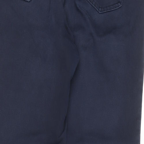 The Collection Womens Blue  Cotton Jegging Trousers Size 16 L25.5 in Regular