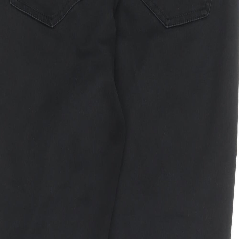 Debenhams Womens Black  Cotton Jegging Trousers Size 16 L26 in Regular