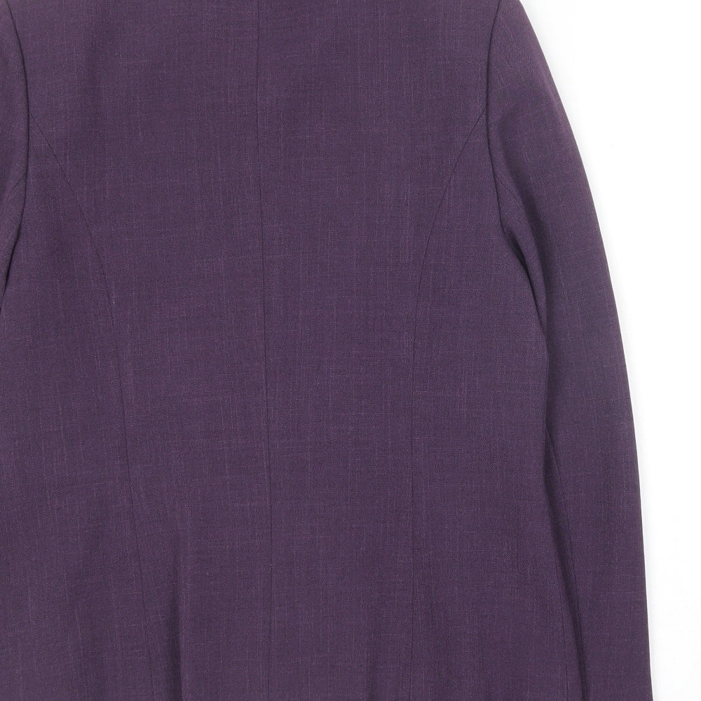 Millais Womens Purple   Jacket Blazer Size 12
