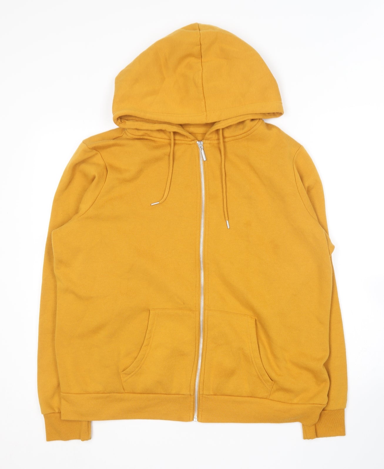 Primark Womens Yellow Polyester Full Zip Hoodie Size 18 - `