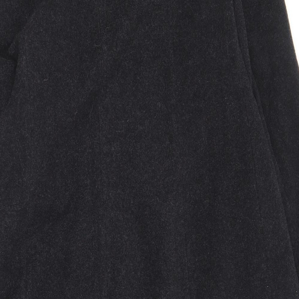Debenhams Womens Black   Overcoat Coat Size 20
