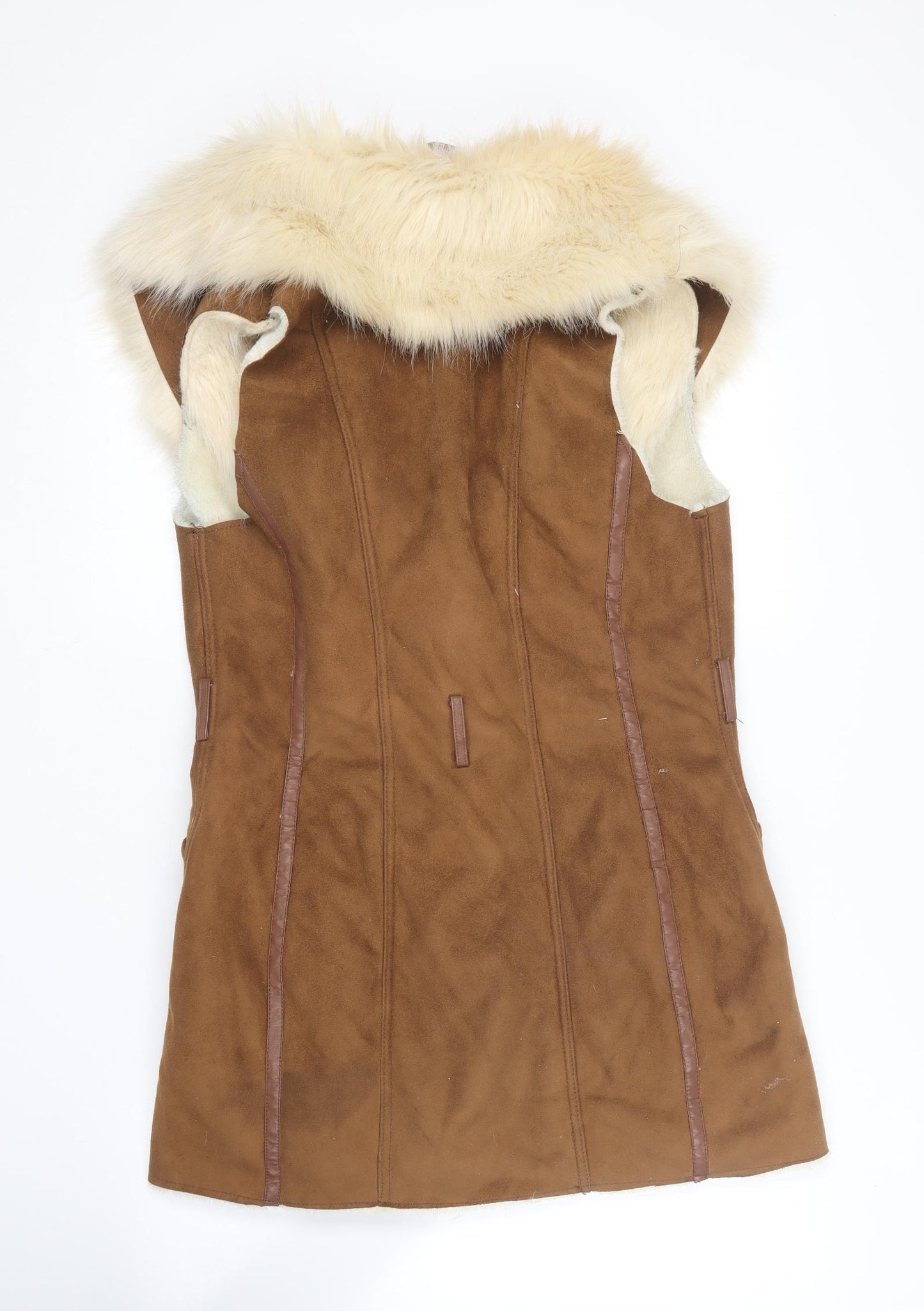 River Island Womens Brown   Gilet Jacket Size 10