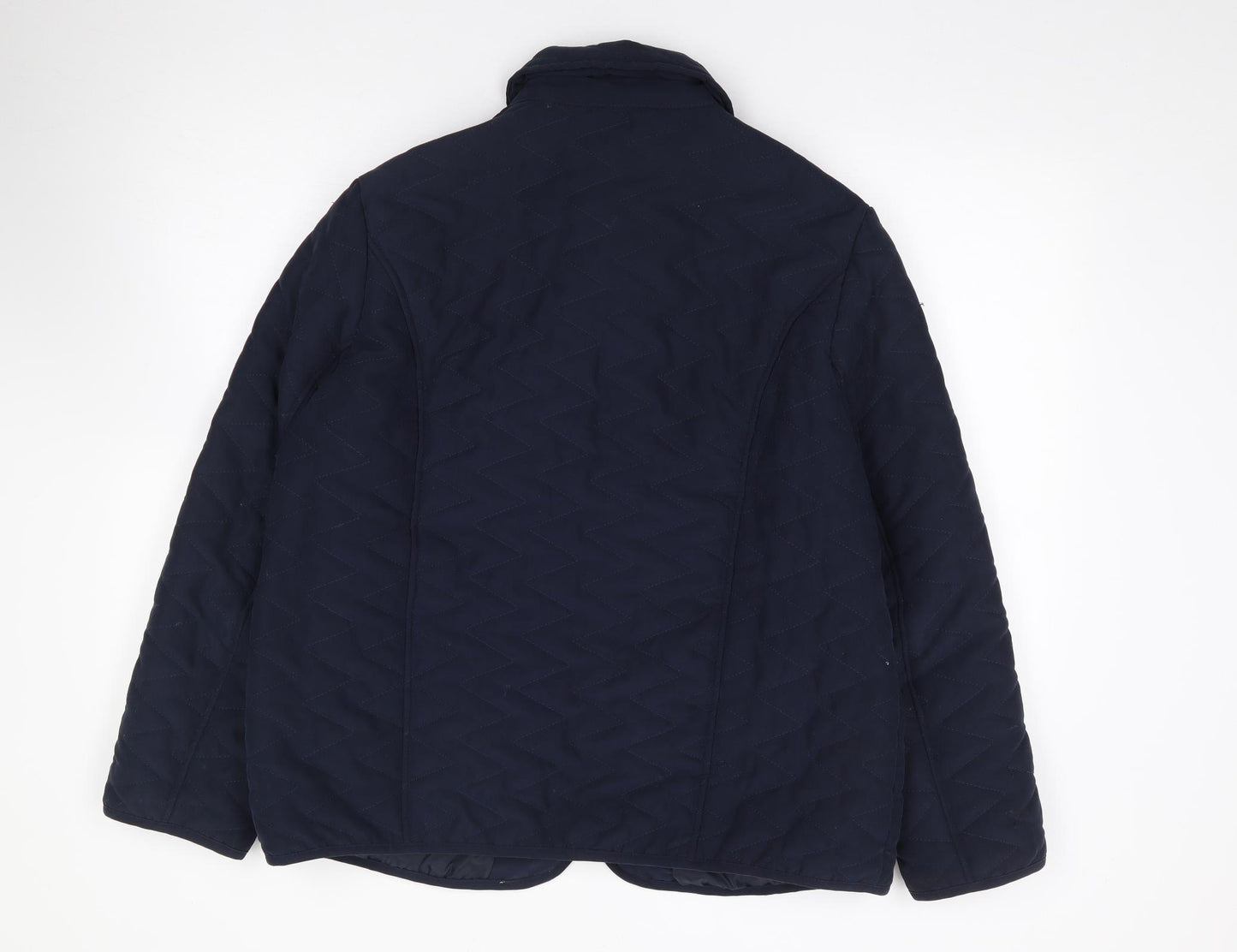Tigi Wear  Womens Blue   Quilted Coat Size 18  Zip
