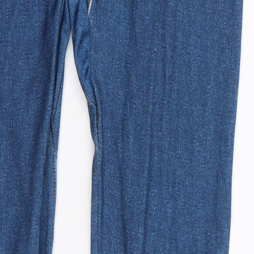 Preworn Womens Blue  Polyester Jogger Leggings Size S L26 in