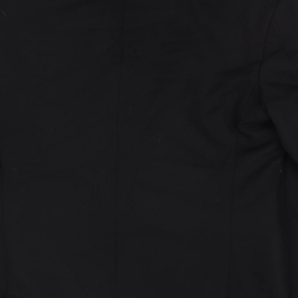 Miller Rayner Mens Black  Wool Jacket Suit Jacket Size 40