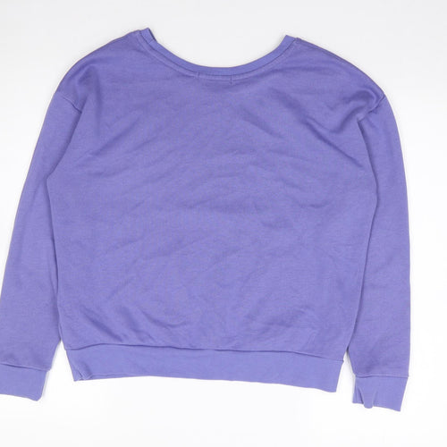 Primark Womens Purple  Polyester Pullover Sweatshirt Size 8  Pullover
