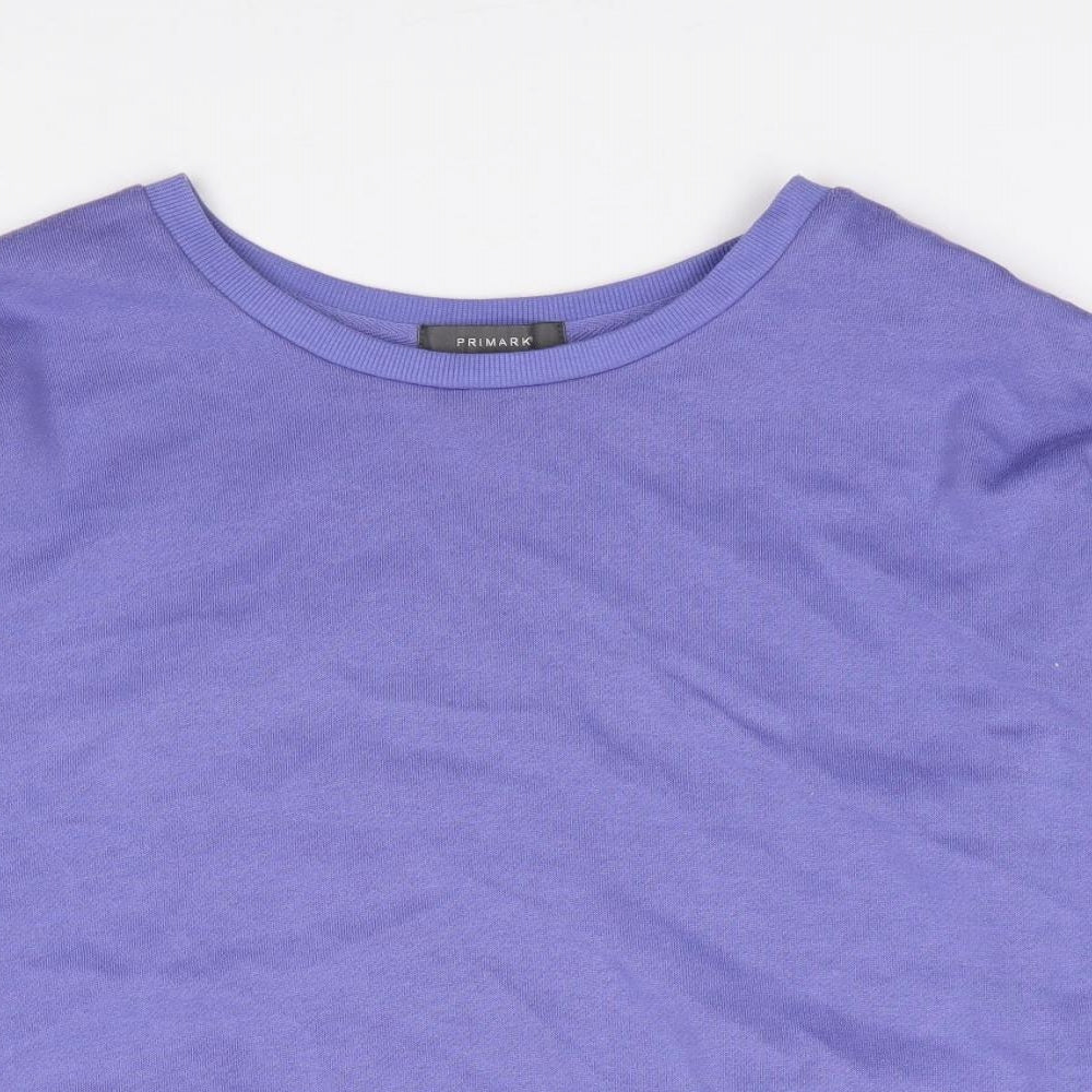 Primark Womens Purple  Polyester Pullover Sweatshirt Size 8  Pullover