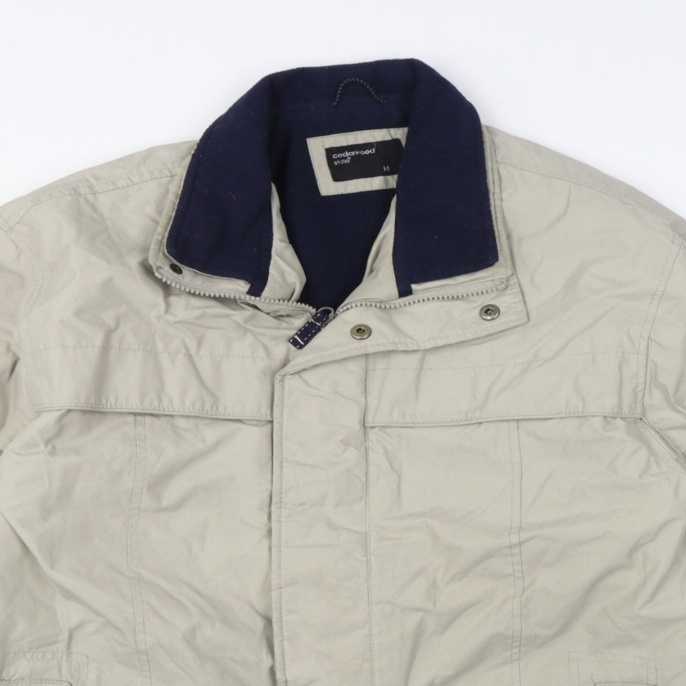 Primark Mens Beige   Jacket  Size M  Zip