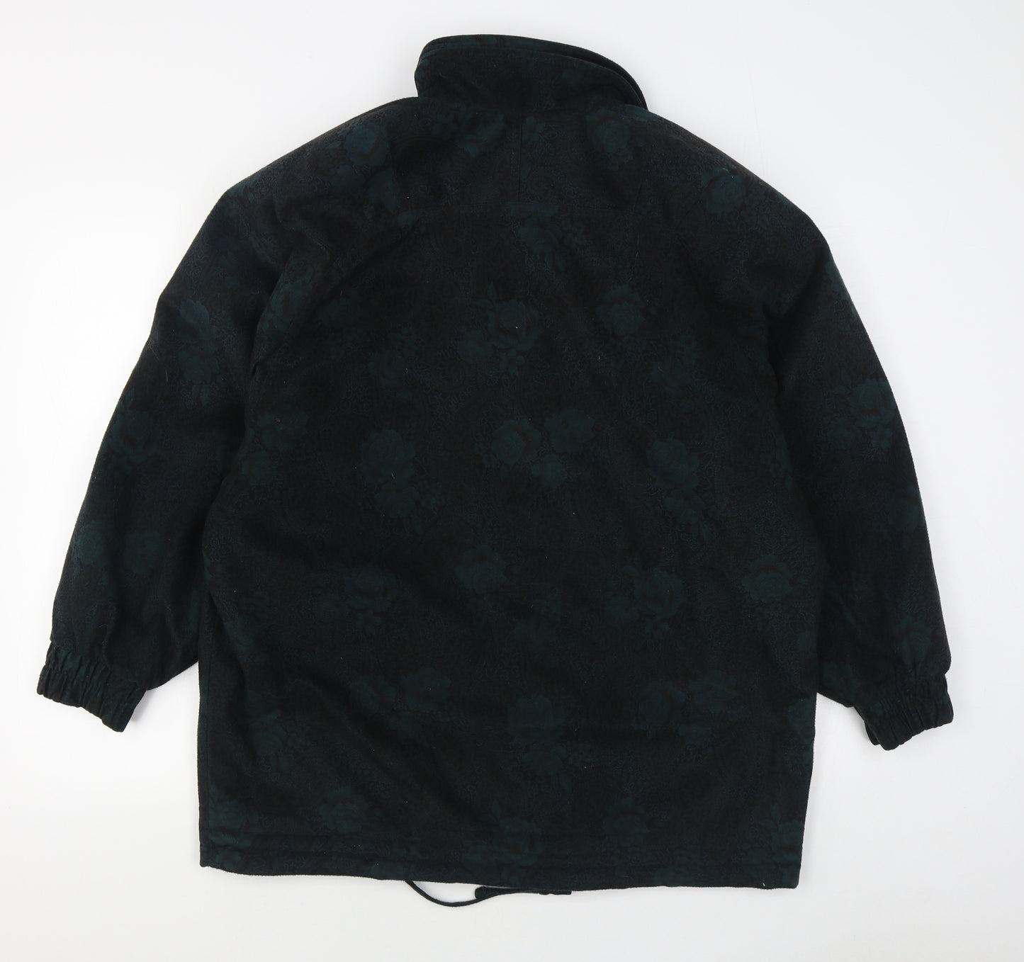 BHS Womens Green Geometric  Jacket  Size 10  Zip