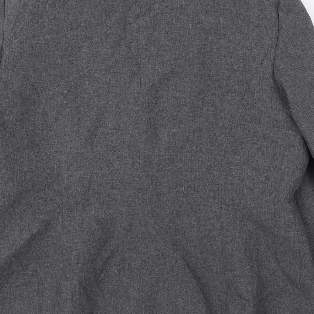 Dorothy Perkins Womens Grey   Jacket Blazer Size 14  Button