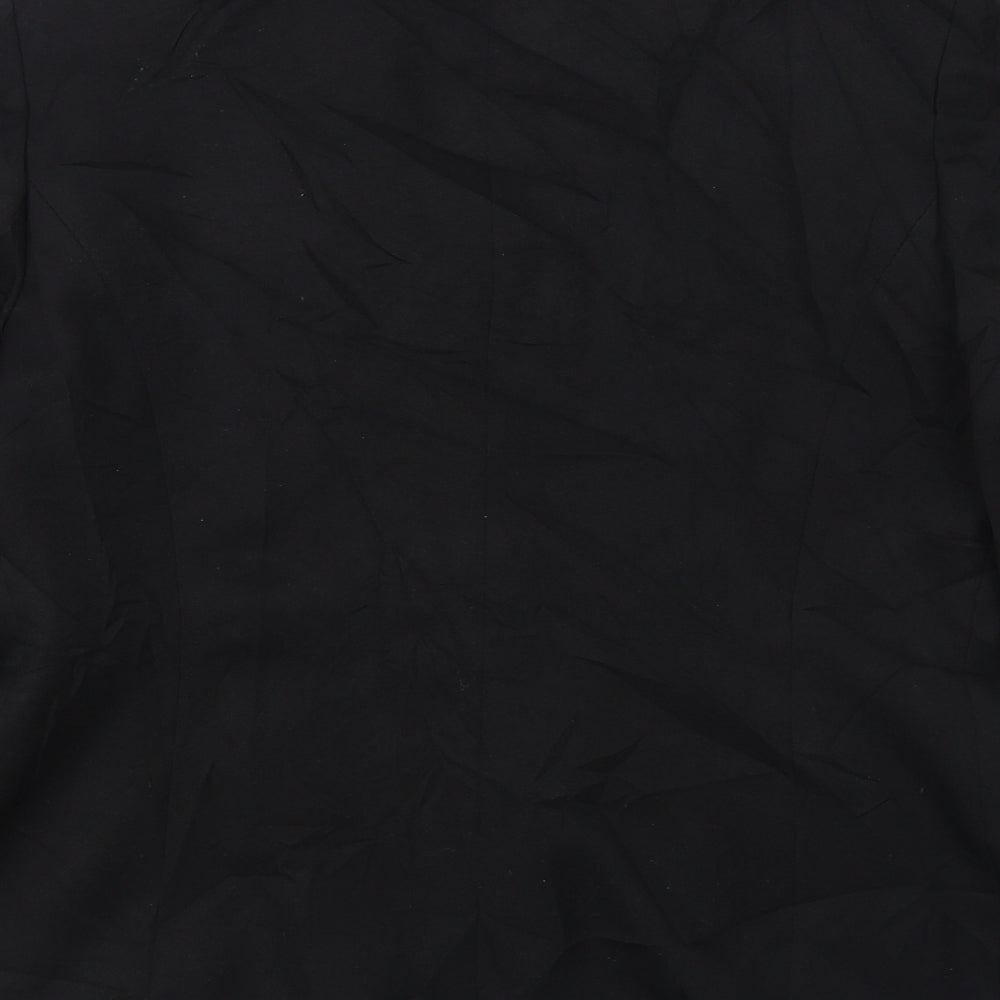 BHS Womens Black   Jacket Blazer Size 12  Button