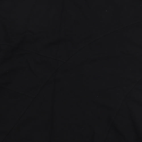 Daxon Womens Black  Viscose Skater Skirt Size 24