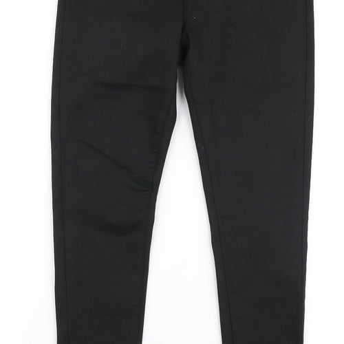 Denim Co Womens Black  Polyester Skinny Jeans Size 8 L28 in Slim Zip