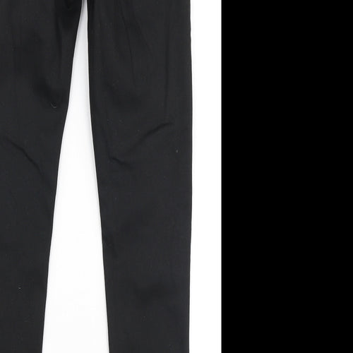 Denim Co Womens Black  Polyester Skinny Jeans Size 8 L28 in Slim Zip