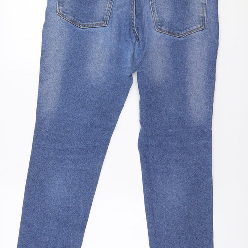 H&M Mens Blue  Polyester Skinny Jeans Size 36 in L32 in Slim Zip