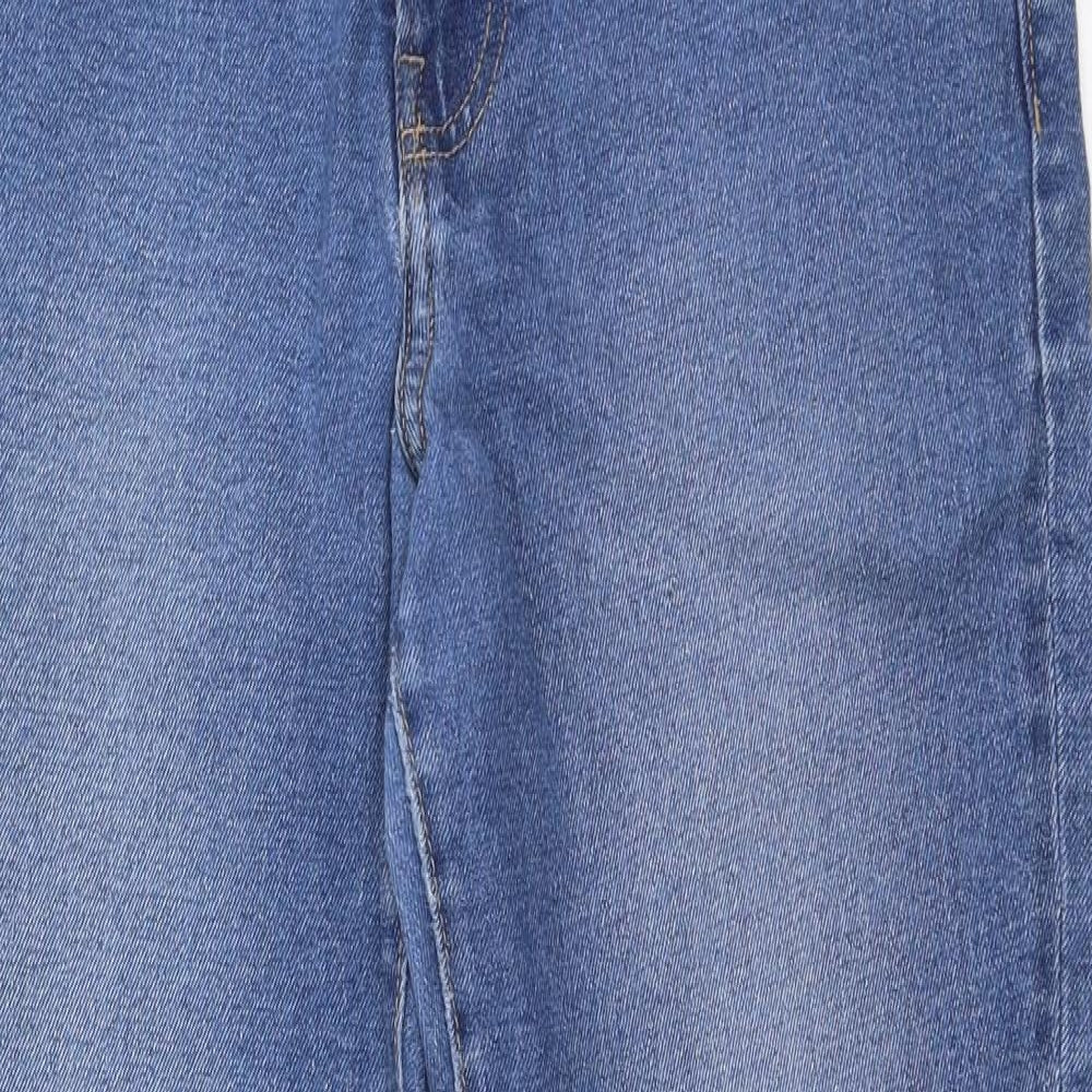 H&M Mens Blue  Polyester Skinny Jeans Size 36 in L32 in Slim Zip