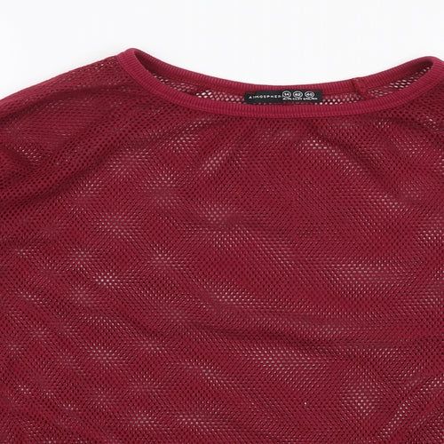Atmosphere Womens Purple Round Neck  Polyester Pullover Jumper Size 14