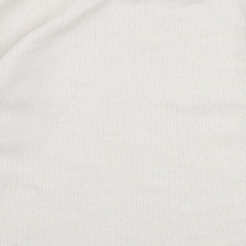 George Womens Beige Round Neck  Cotton Pullover Jumper Size 10