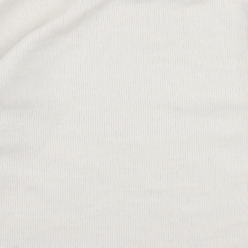 George Womens Beige Round Neck  Cotton Pullover Jumper Size 10