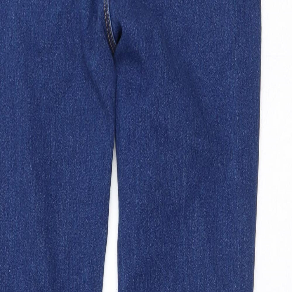 Denim & Co. Girls Blue  Cotton Jegging Jeans Size 11-12 Years  Regular