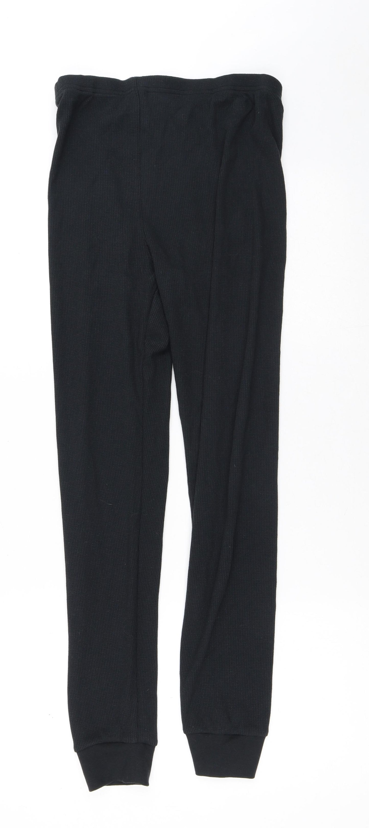 George Girls Black  Cotton Capri Trousers Size 11-12 Years  Regular
