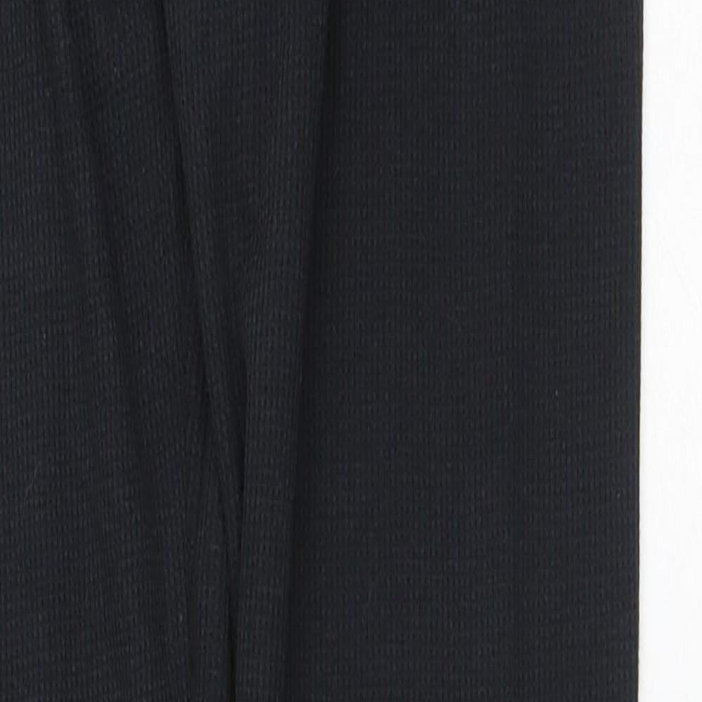 George Girls Black  Cotton Capri Trousers Size 11-12 Years  Regular