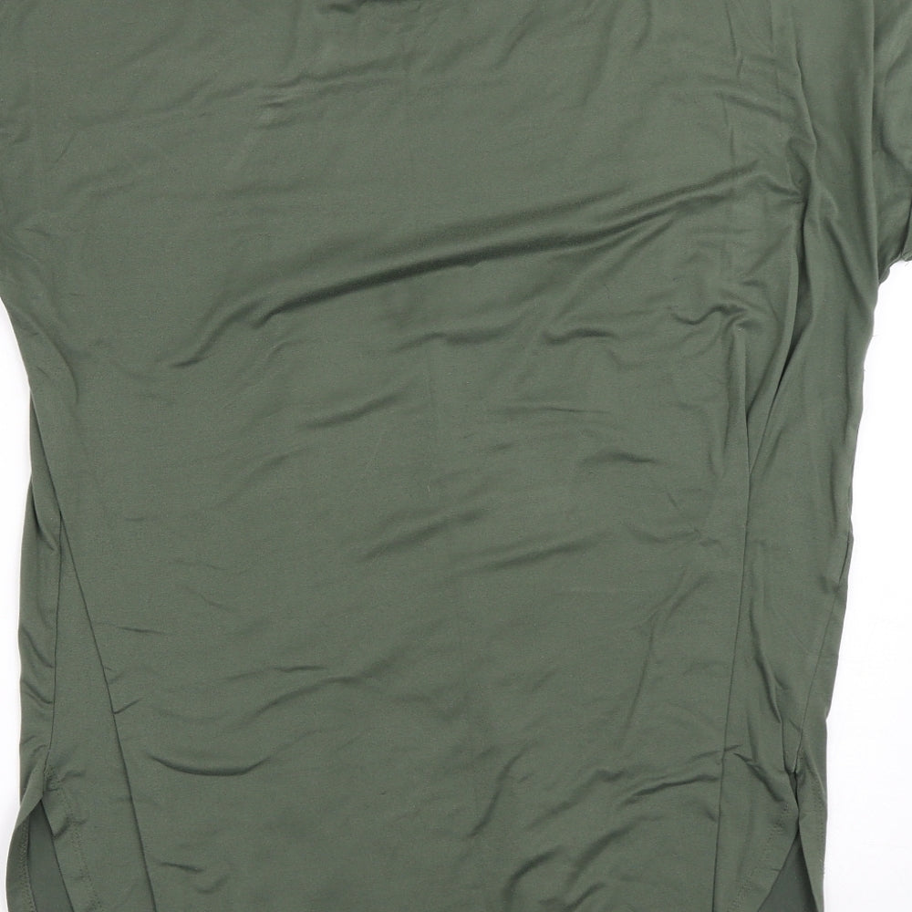 Primark Womens Green  Polyester Tunic T-Shirt Size 18 Round Neck