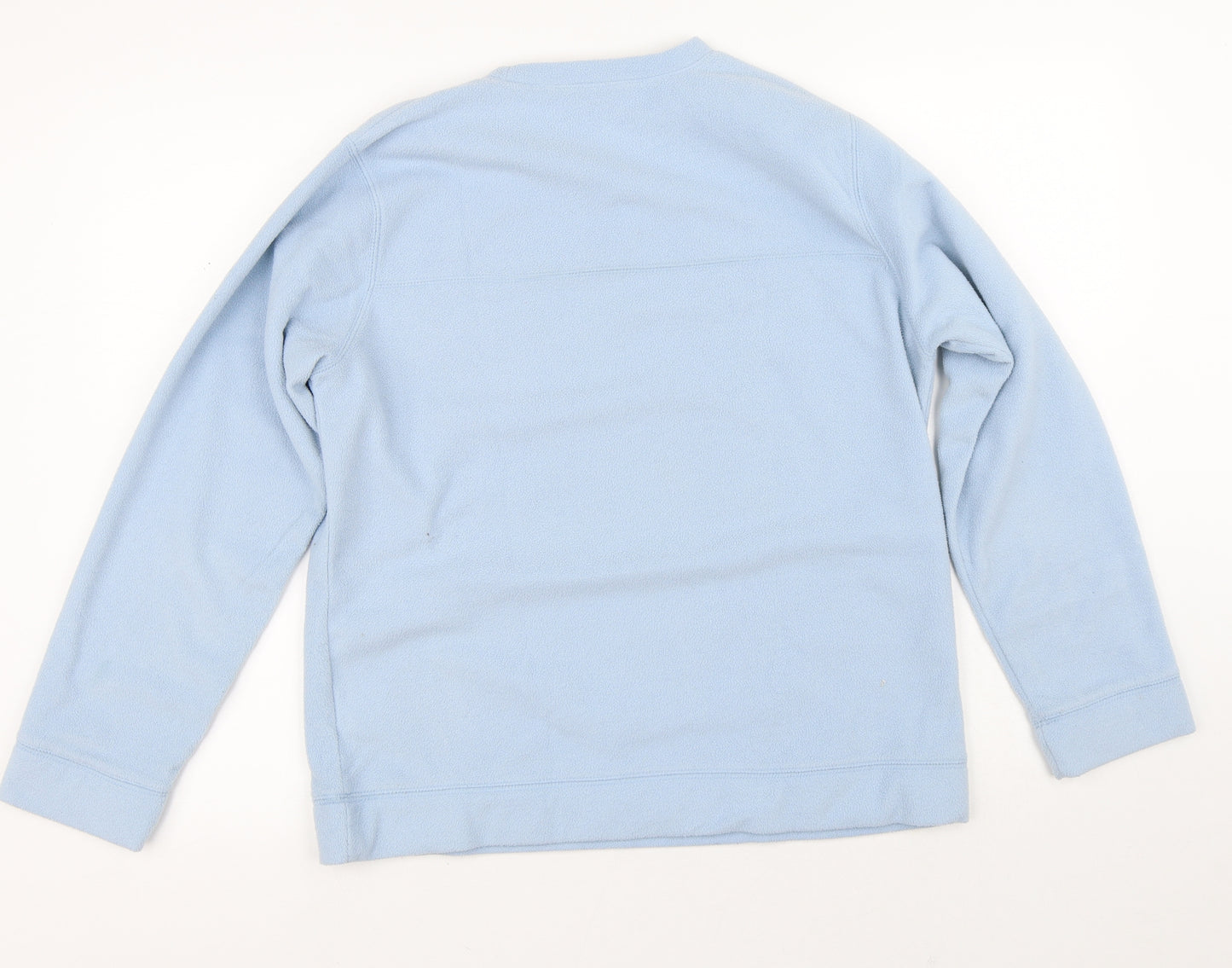One Valley Womens Blue  Polyester Pullover Sweatshirt Size L