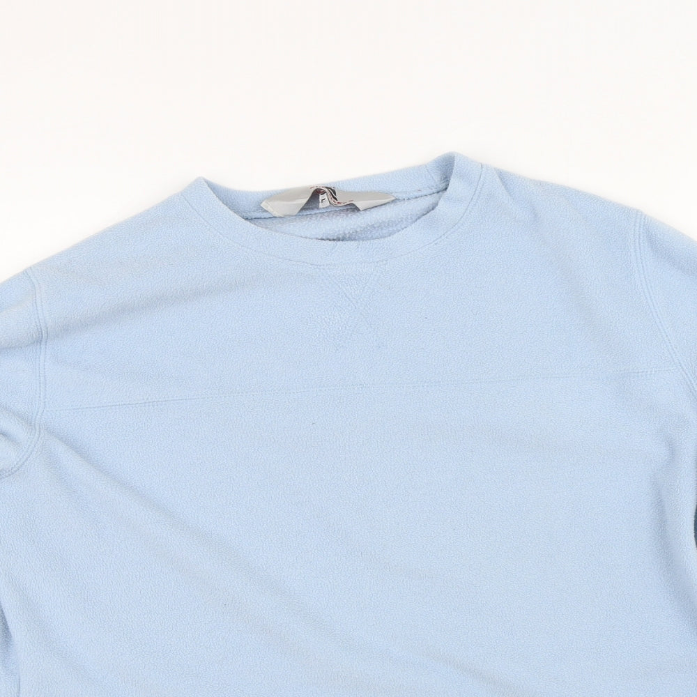 One Valley Womens Blue  Polyester Pullover Sweatshirt Size L