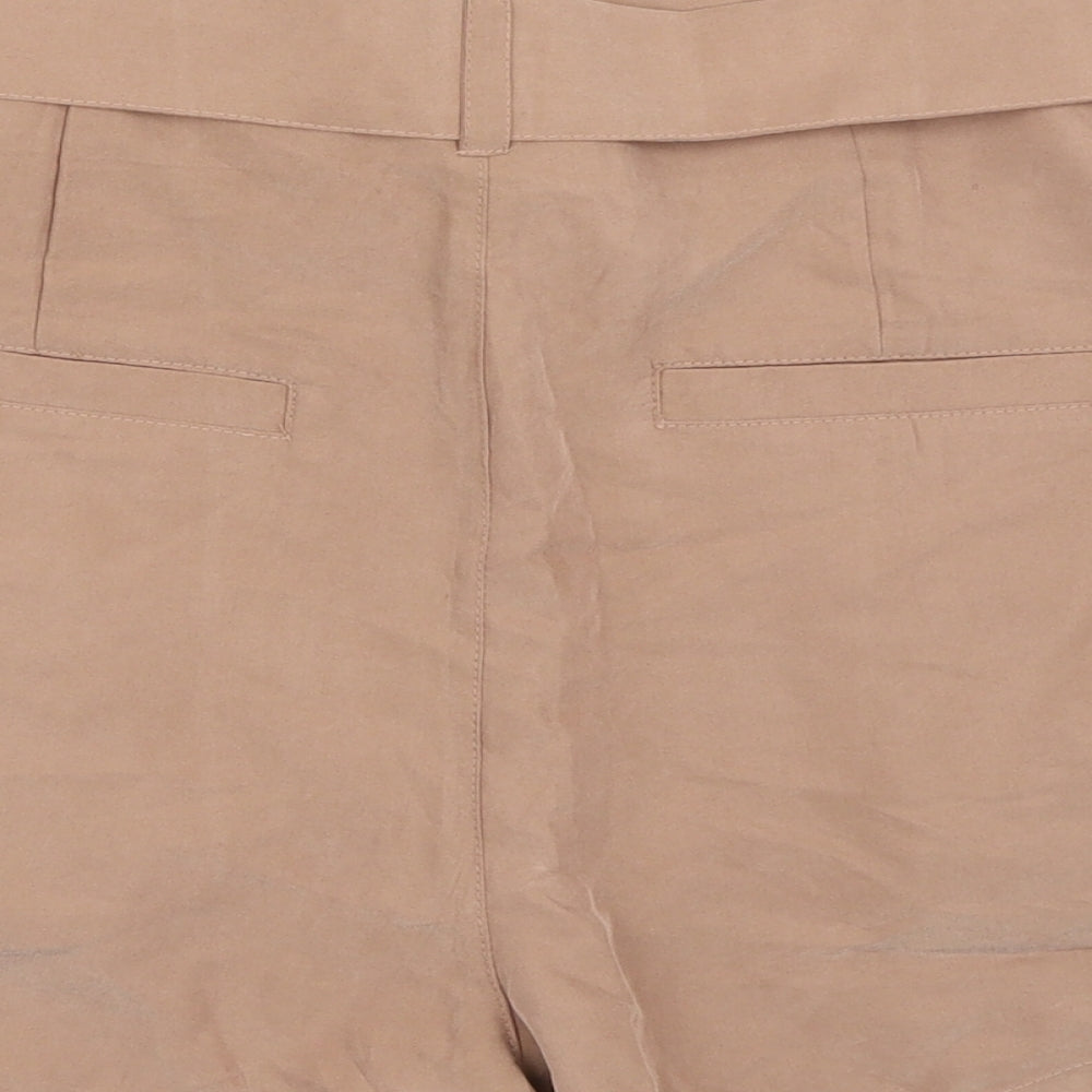Divided Womens Brown  Modacrylic Paperbag Shorts Size 14 L3 in Regular