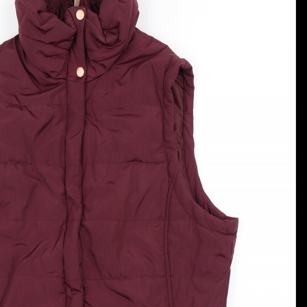 Regatta Womens Red   Quilted Jacket Size 14   - Sleeveless