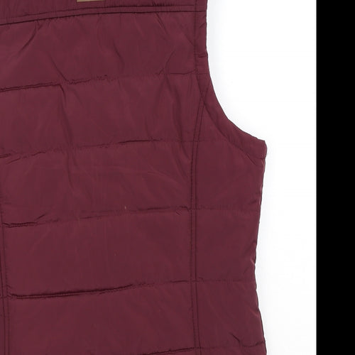 Regatta Womens Red   Quilted Jacket Size 14   - Sleeveless