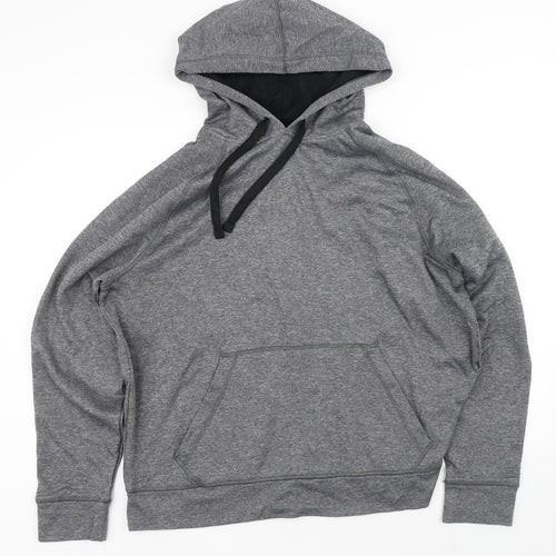 CD Champion Mens Grey  Polyester Pullover Hoodie Size XL