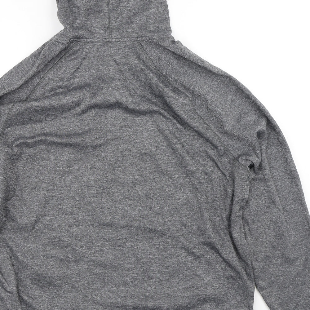 CD Champion Mens Grey  Polyester Pullover Hoodie Size XL