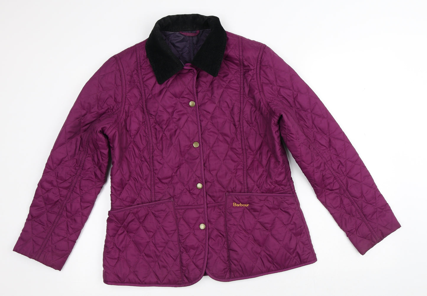 Barbour Womens Purple   Quilted Jacket Size 12