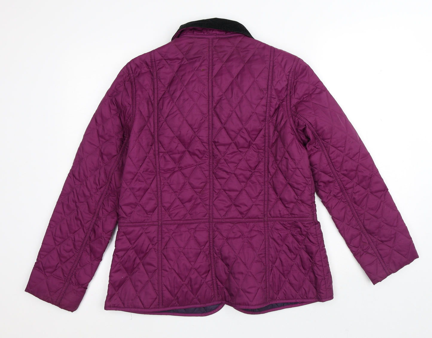 Barbour Womens Purple   Quilted Jacket Size 12