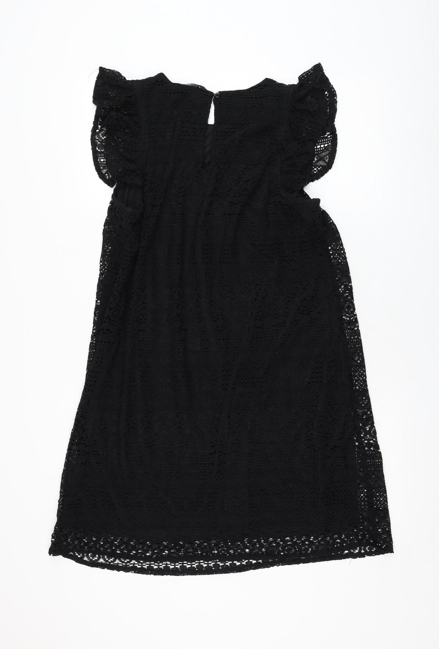 Atmosphere Womens Black  Cotton Shift  Size 18  Roll Neck Pullover