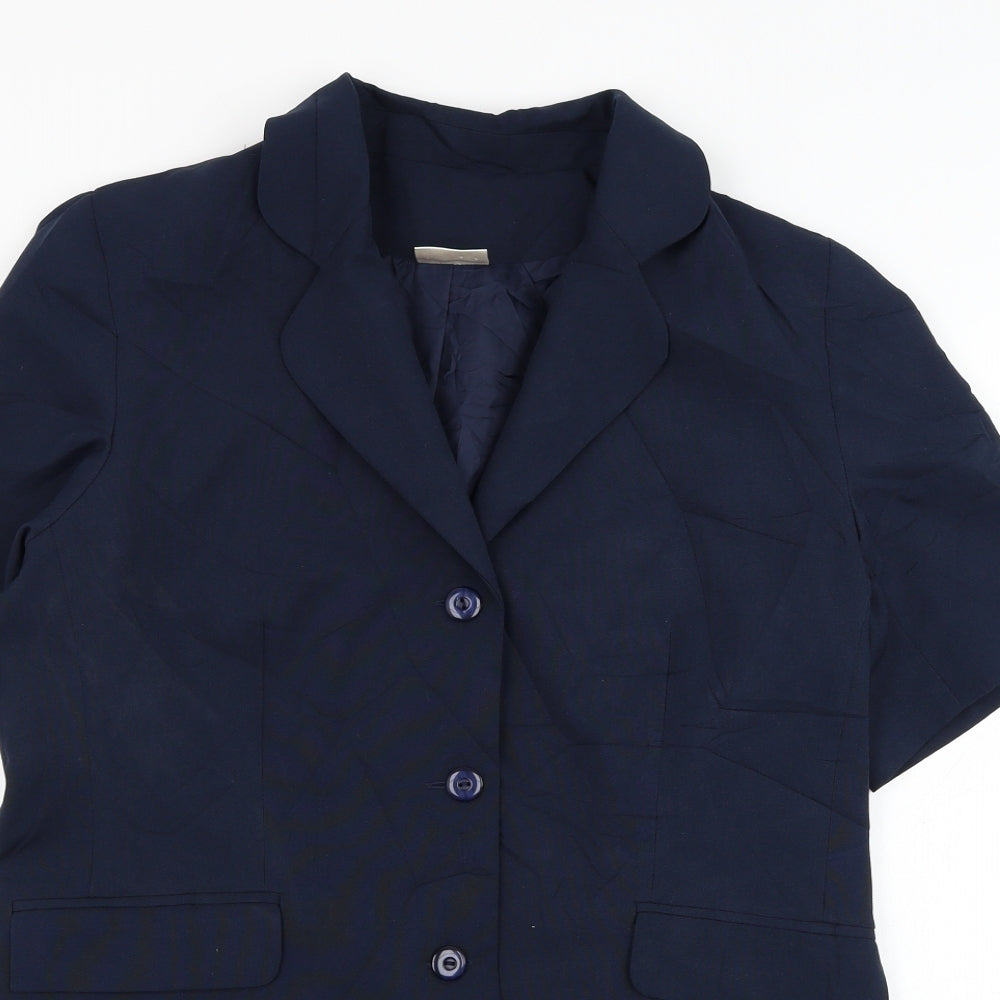 For Women Womens Blue   Jacket Blazer Size 14  Button