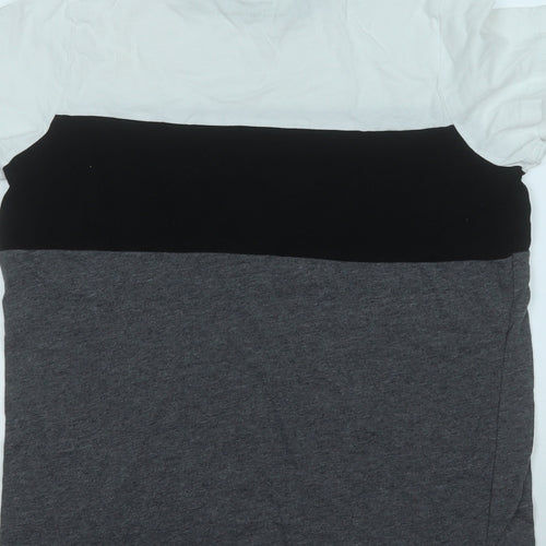 Primark Boys White  Cotton Basic T-Shirt Size 13-14 Years Round Neck  - Legend