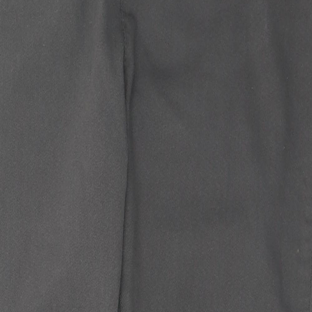 Marks and Spencer Womens Grey  Cotton Skinny Jeans Size 16 L29 in Regular Button