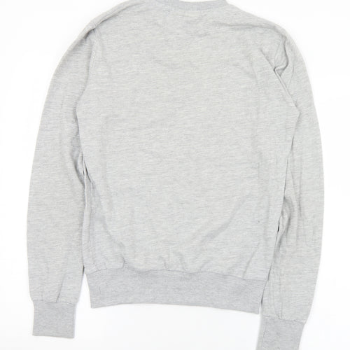 Sesame Street Mens Grey  Polyester Pullover Sweatshirt Size XS   - Cookie Monster