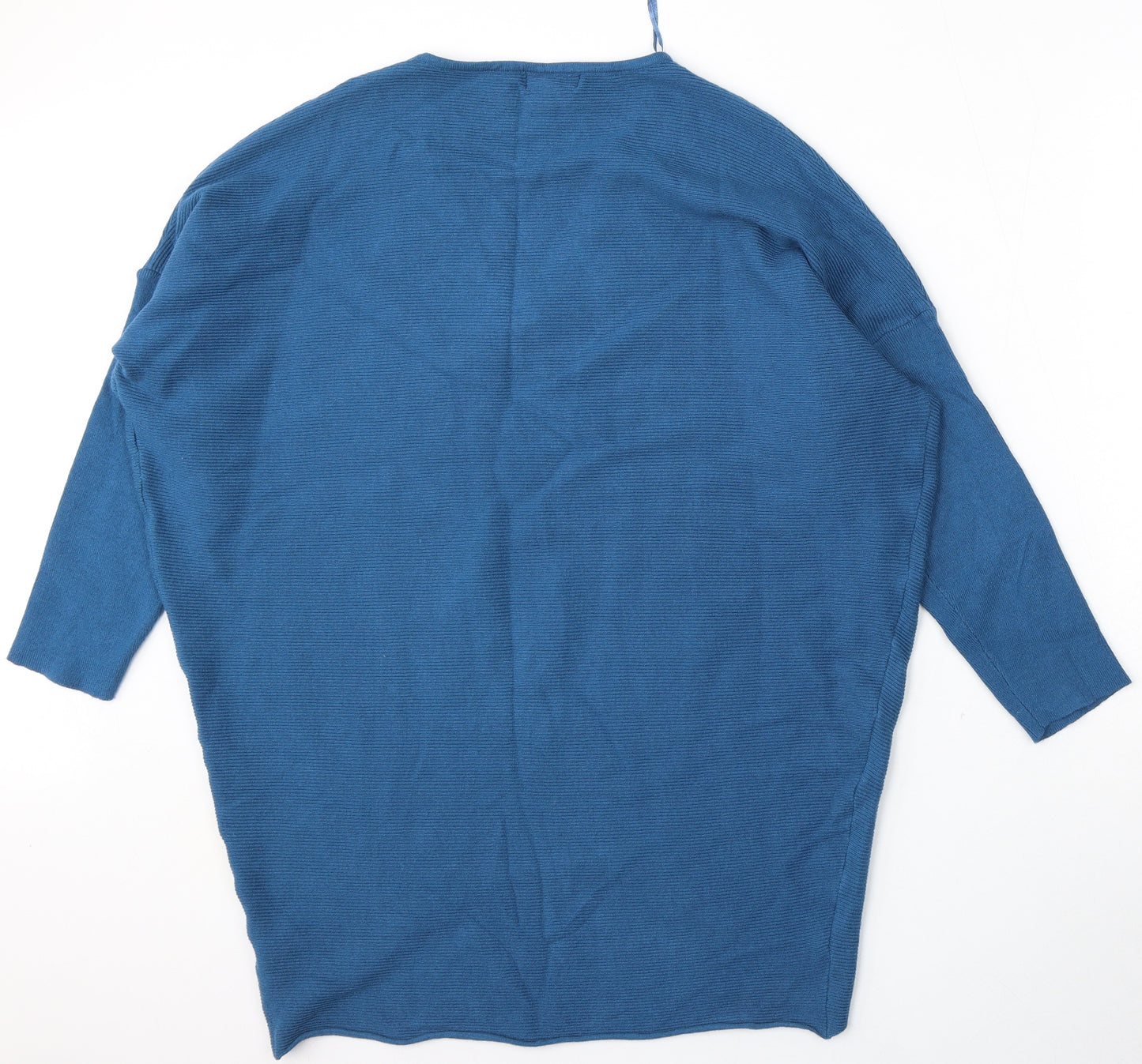 Apricot Womens Blue Round Neck  Viscose Pullover Jumper Size M