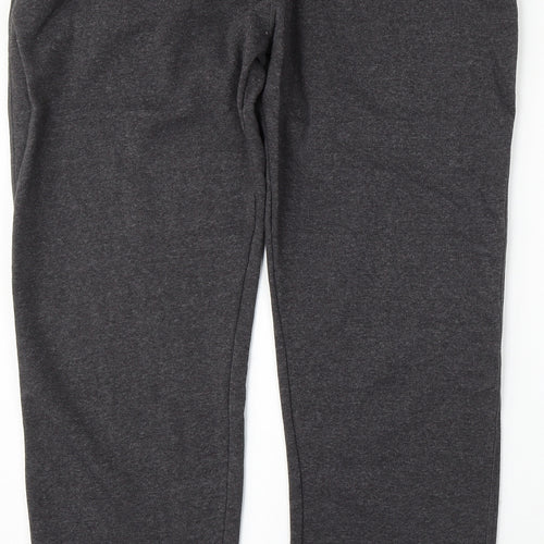 James Pringle Mens Grey  Cotton Jogger Trousers Size XL L31 in Regular