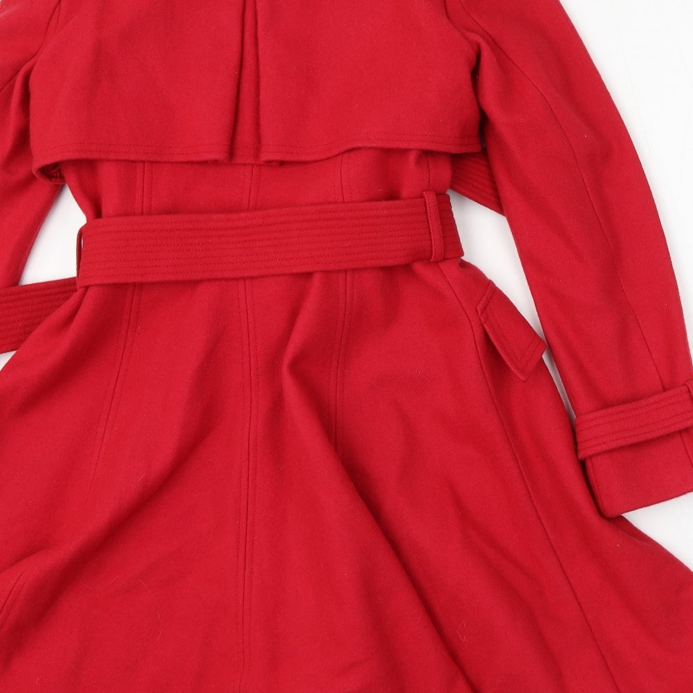 Warehouse Womens Red   Jacket  Size 10  Button