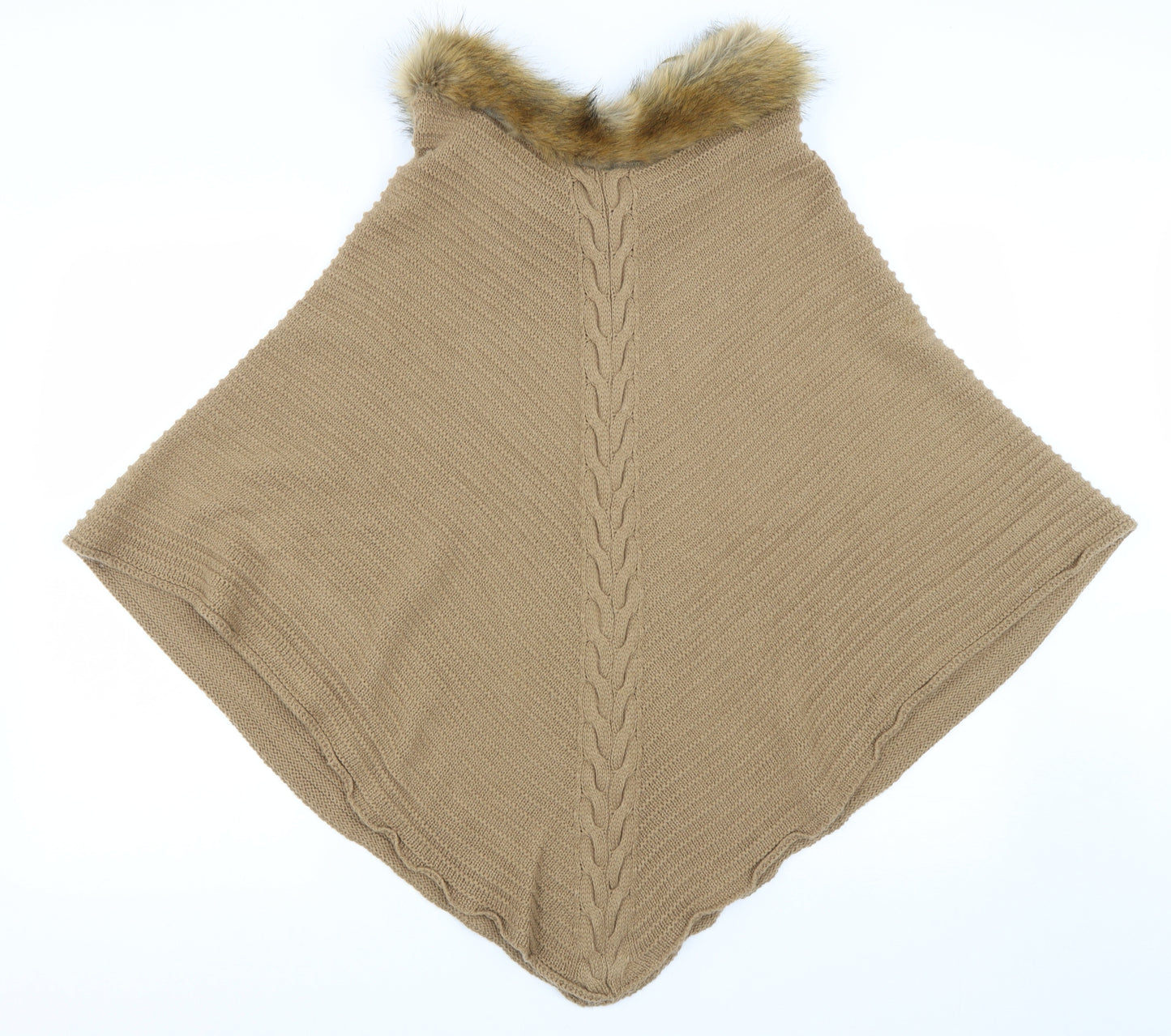New Look Womens Brown   Jacket Poncho One Size