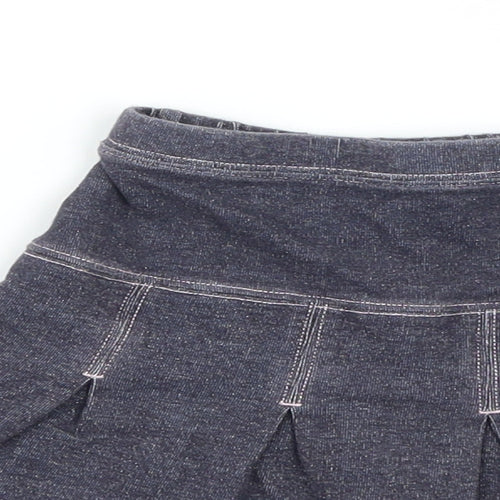NEXT Girls Black  Cotton Mini Skirt Size 2 Years  Regular