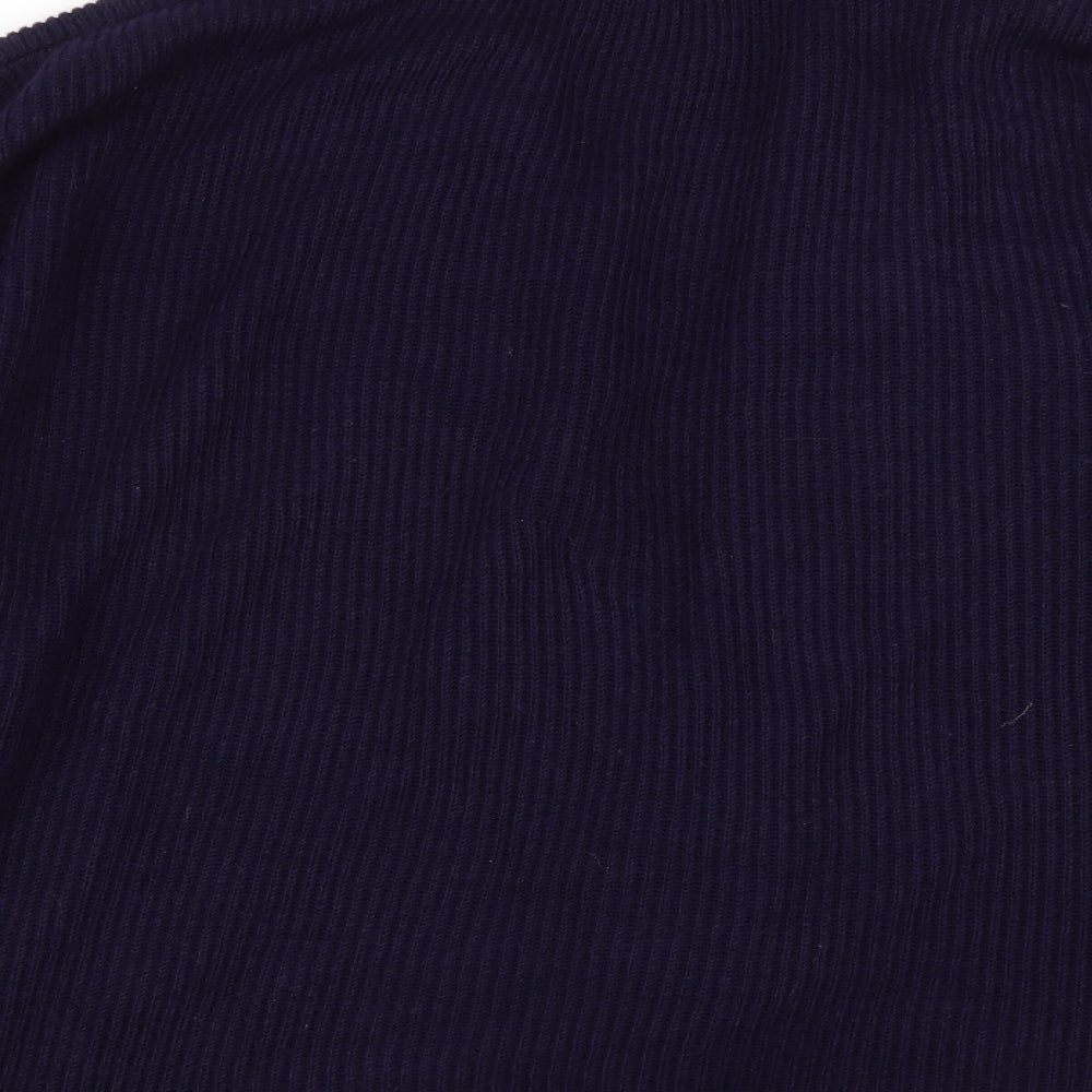 Classic Plus Womens Blue V-Neck  Acrylic Cardigan Jumper Size 26   - size 26-28