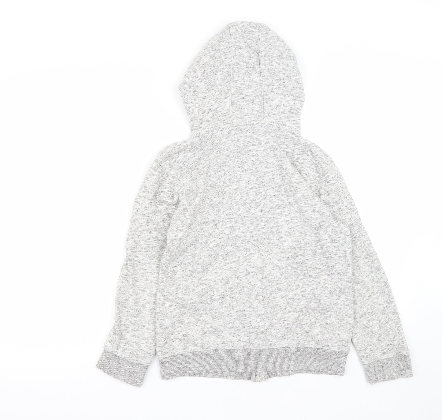 George Boys Grey  Cotton Full Zip Hoodie Size 11-12 Years  Zip
