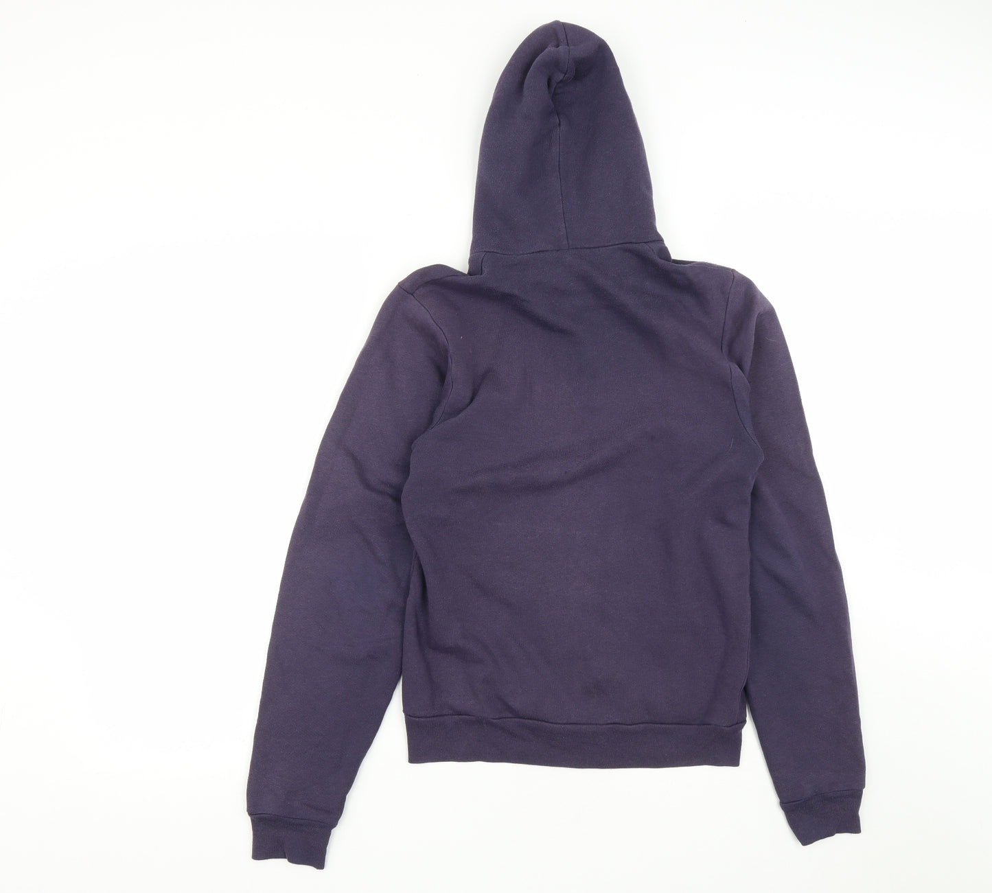 American Apparel Womens Blue  Polyester Full Zip Hoodie Size S  Zip