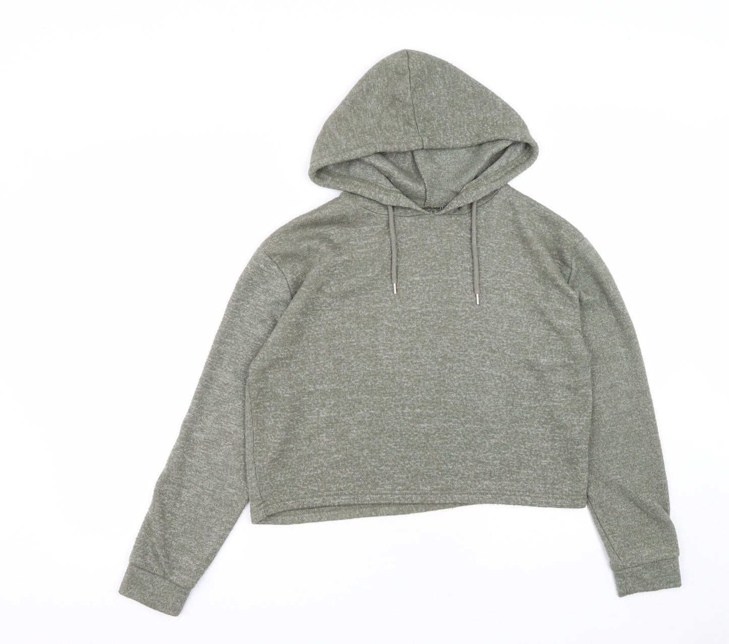 Primark Womens Green  Polyester Pullover Hoodie Size XS  Drawstring - Size 6-8